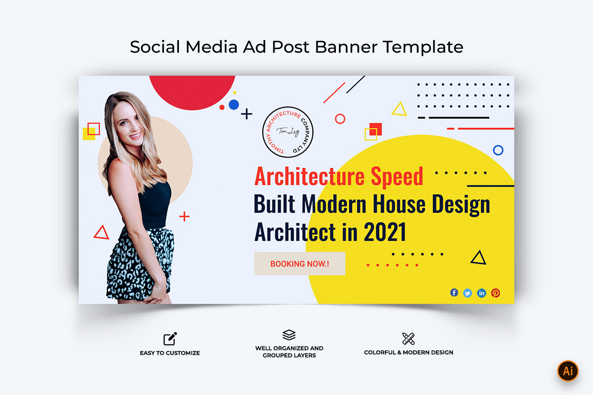 Architecture Facebook Ad Banner Design-09