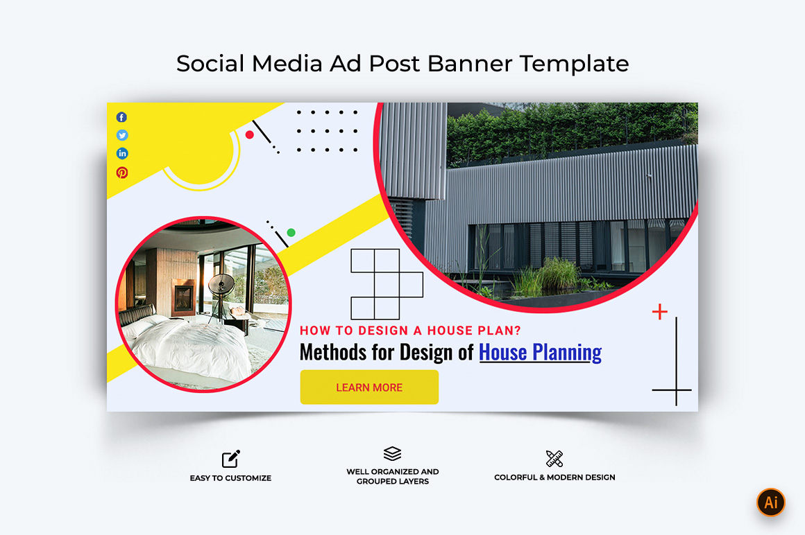 Architecture Facebook Ad Banner Design-14