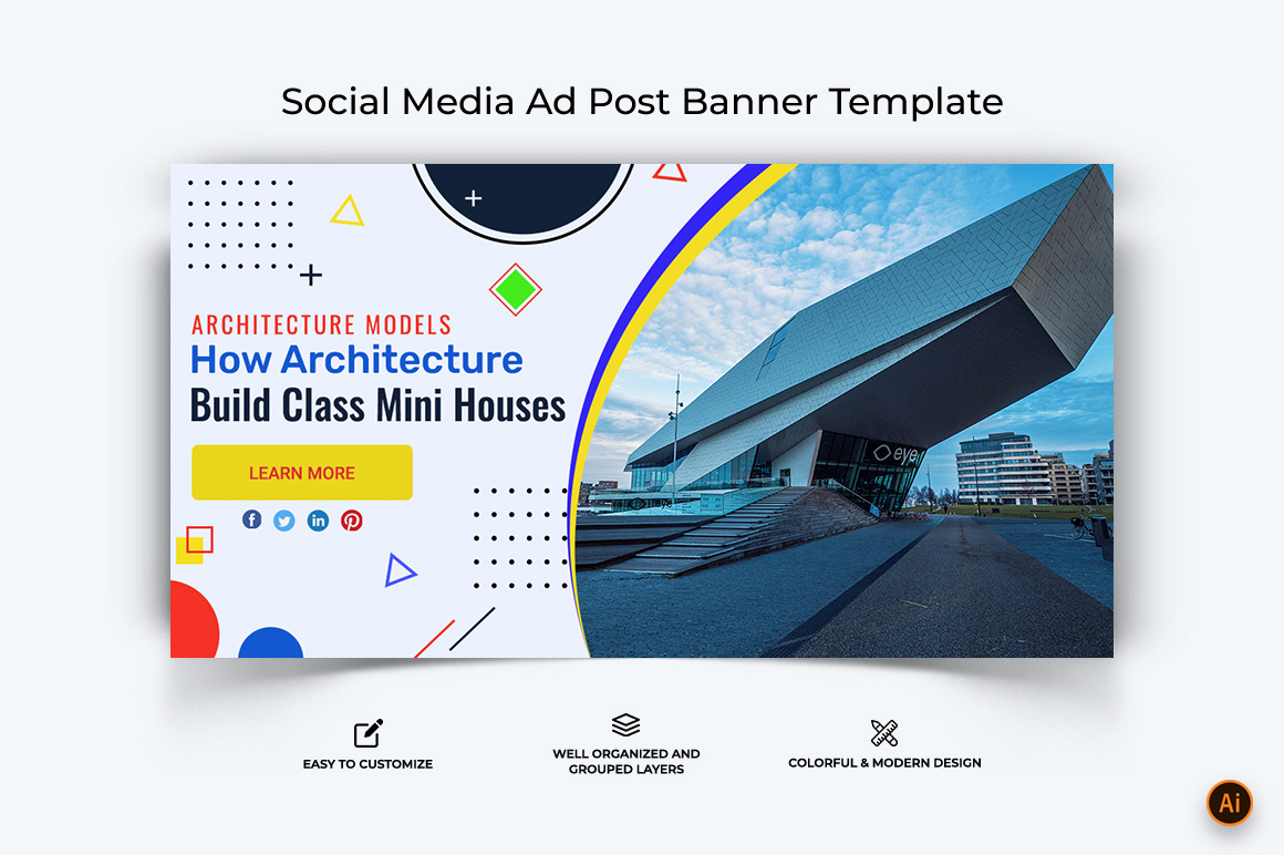 Architecture Facebook Ad Banner Design-15