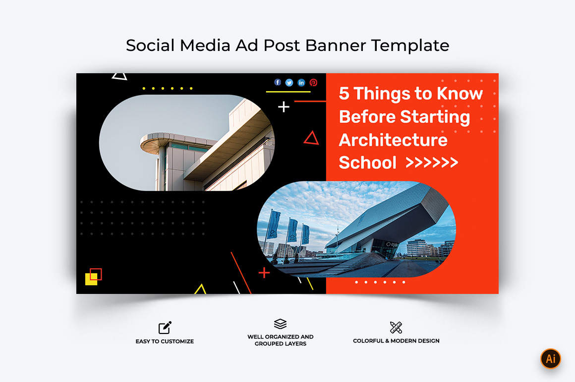 Architecture Facebook Ad Banner Design-18