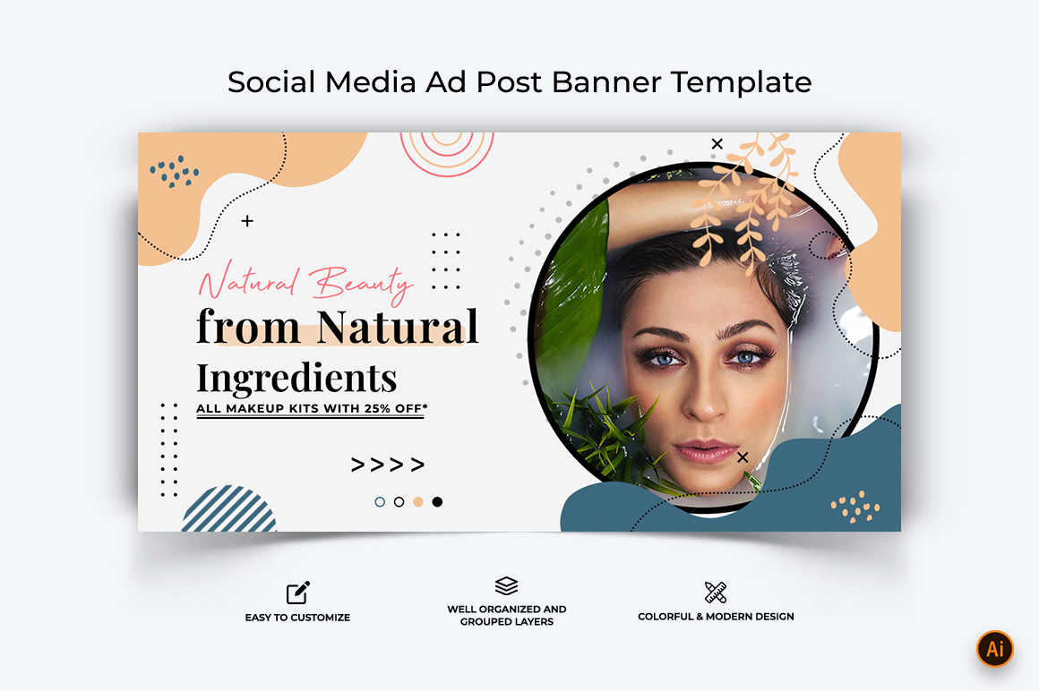 Beauty Tips Facebook Ad Banner Design-01