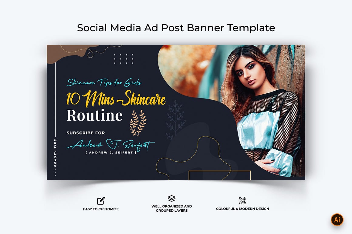 Beauty Tips Facebook Ad Banner Design-02