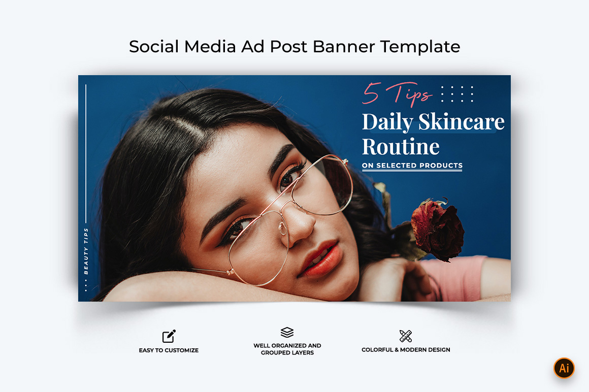 Beauty Tips Facebook Ad Banner Design-03