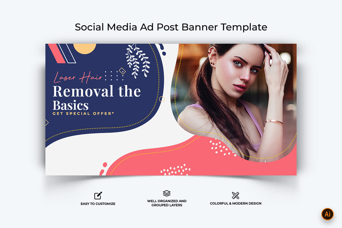 Beauty Tips Facebook Ad Banner Design-04