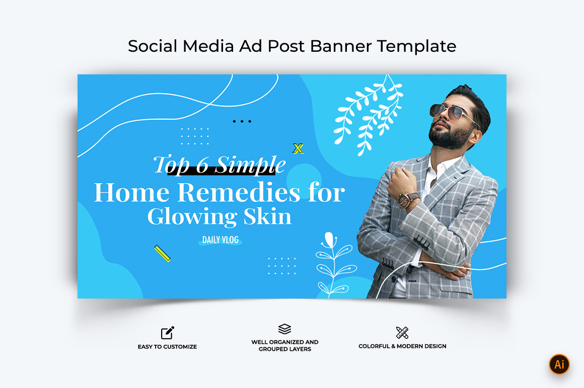 Beauty Tips Facebook Ad Banner Design-11