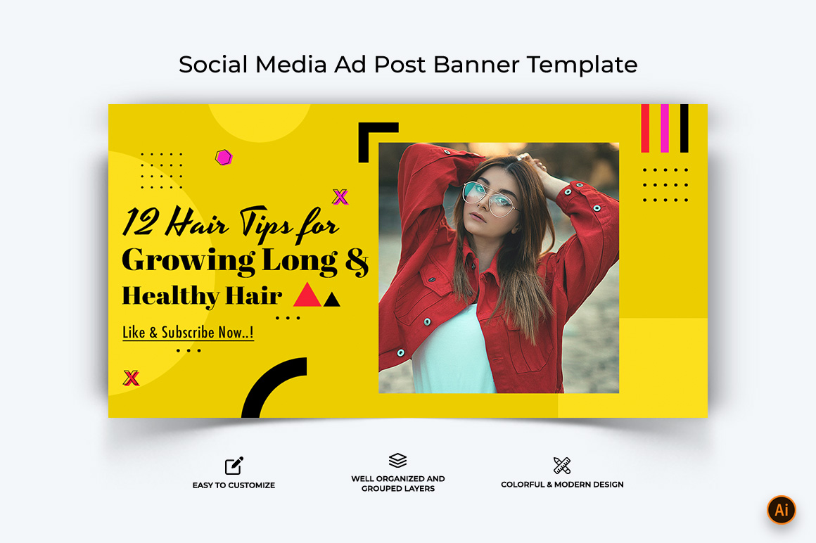 Beauty Tips Facebook Ad Banner Design-13