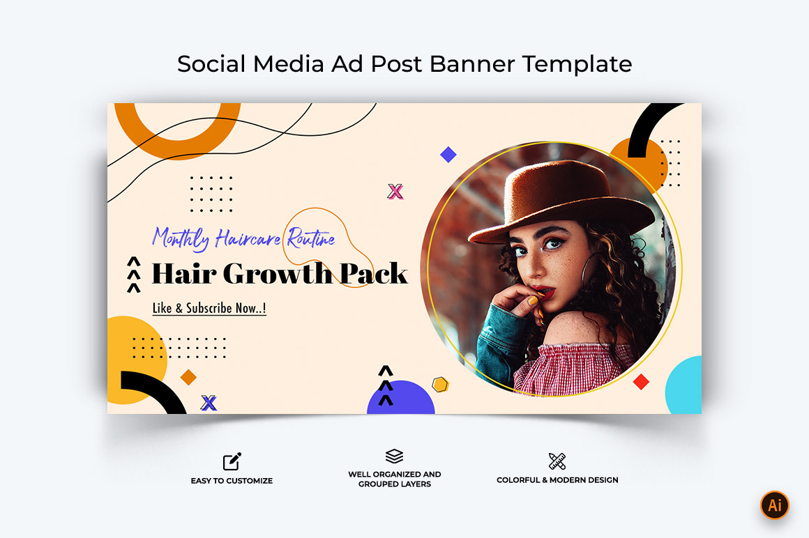 Beauty Tips Facebook Ad Banner Design-16