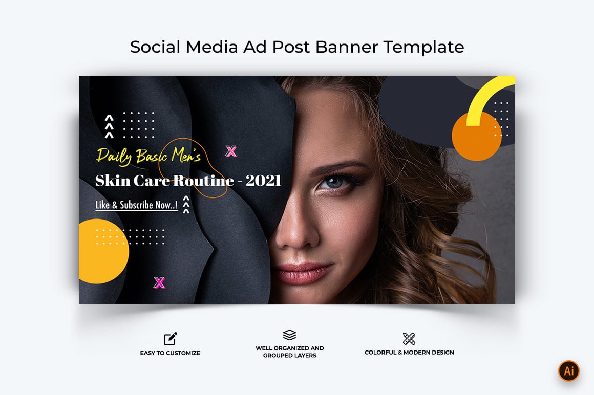 Beauty Tips Facebook Ad Banner Design-19