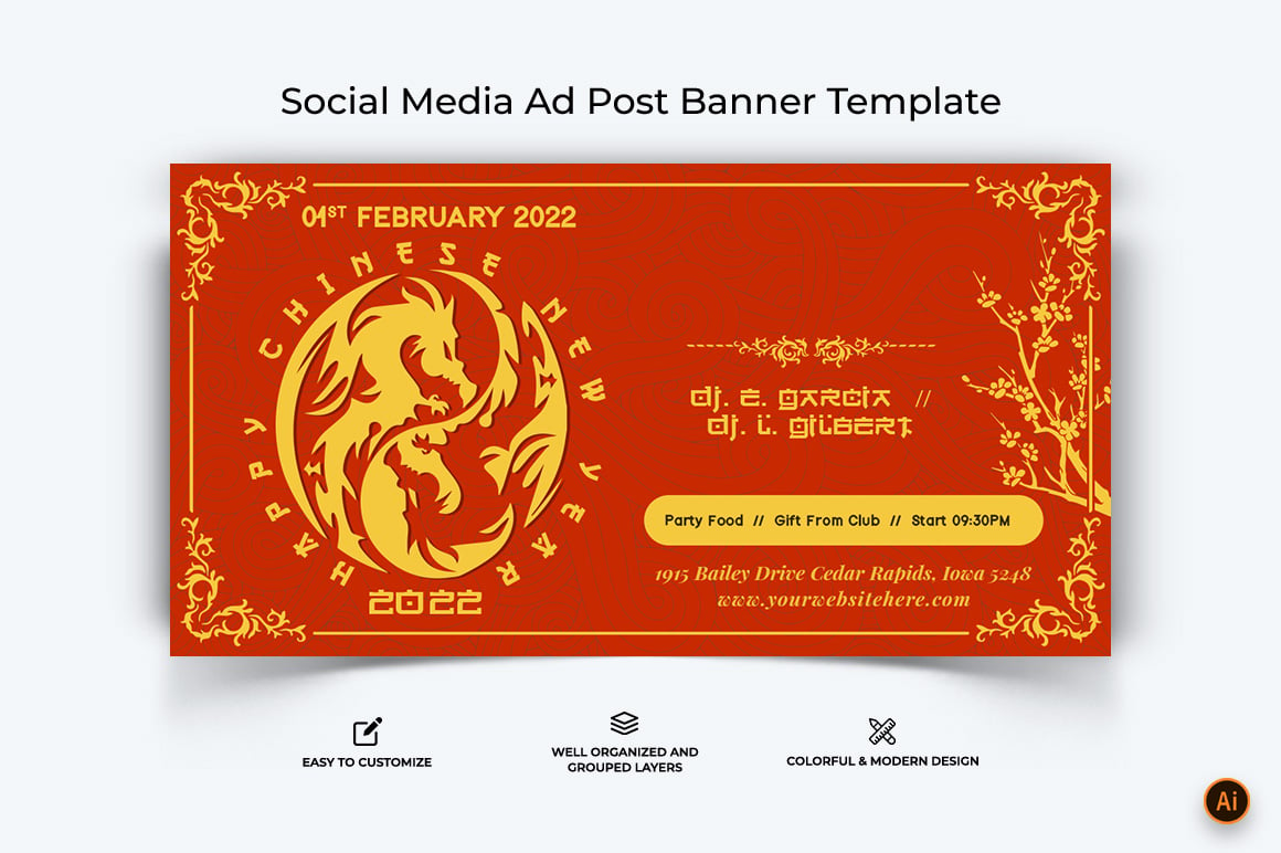 Chinese New Year Facebook Ad Banner Design-03