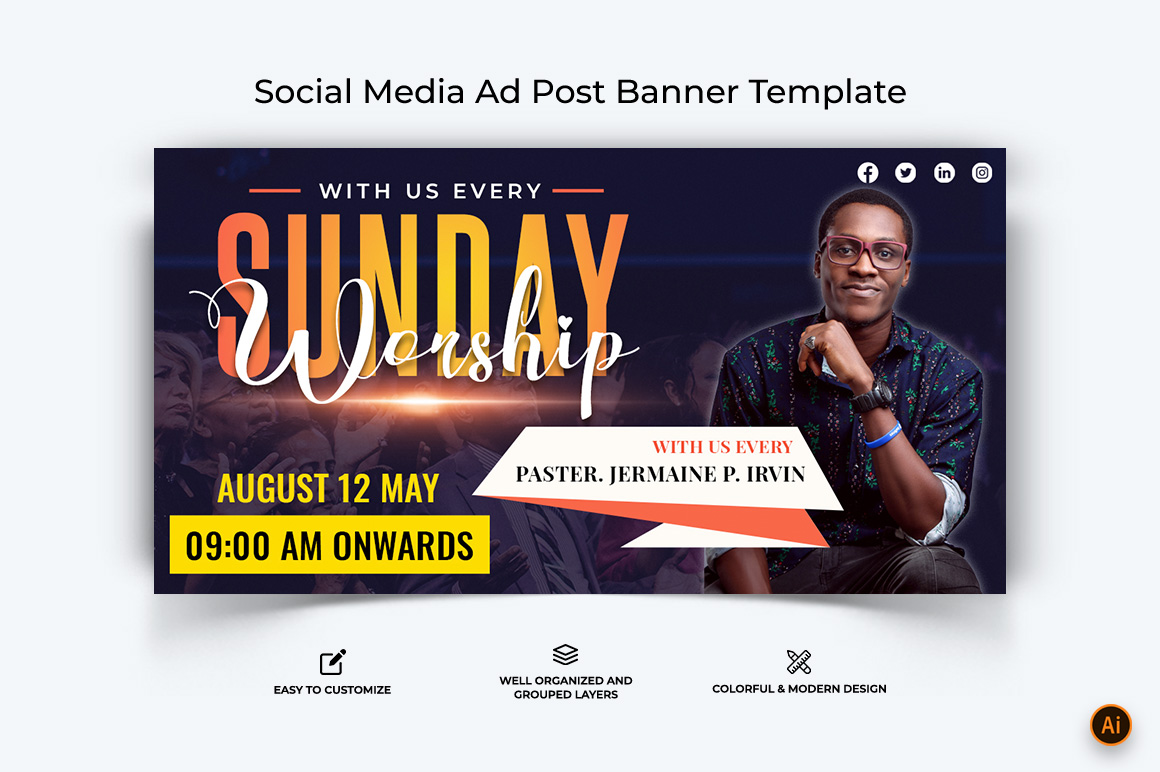 Church Speech Facebook Ad Banner Design-02