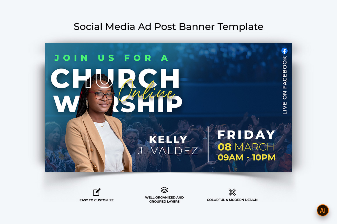 Church Speech Facebook Ad Banner Design-01