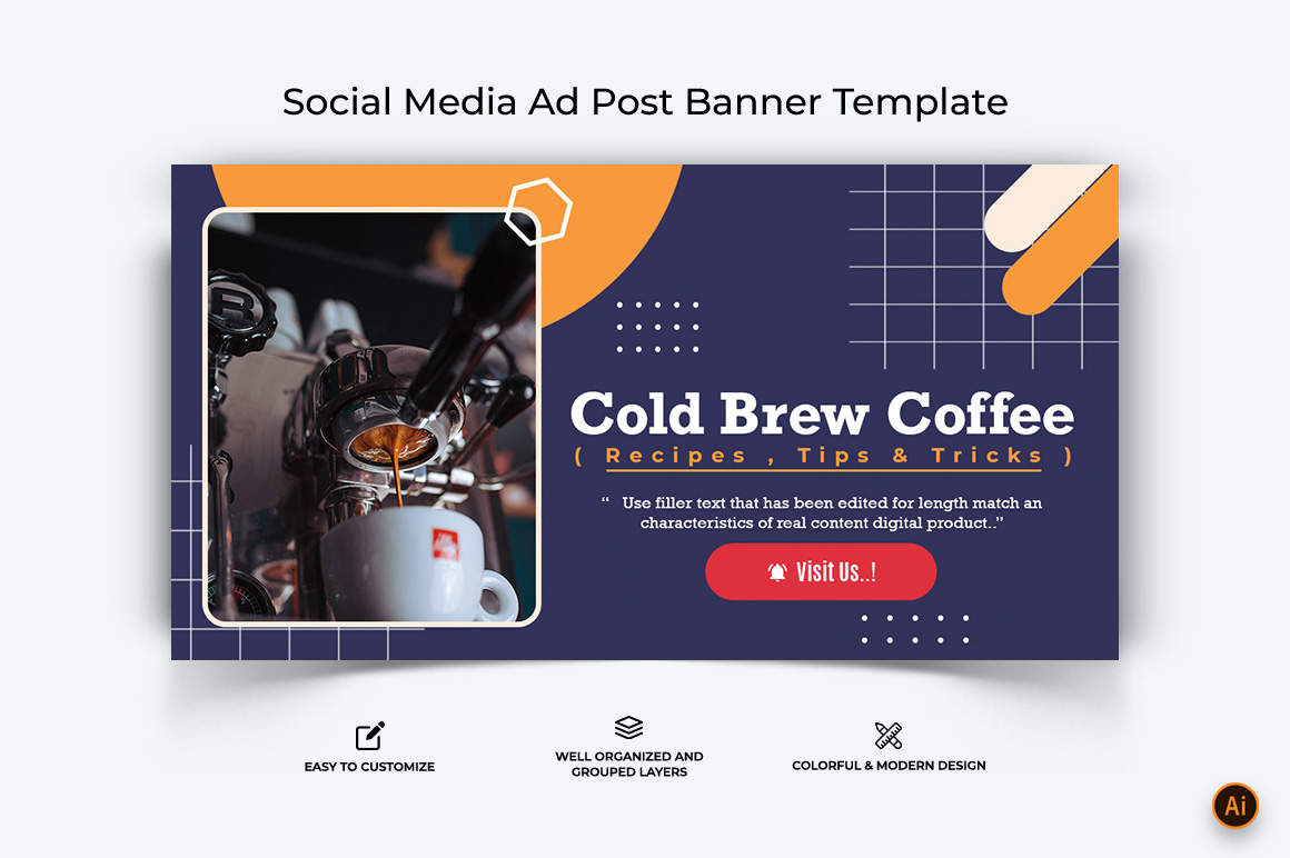 Coffee Making Facebook Ad Banner Design-03