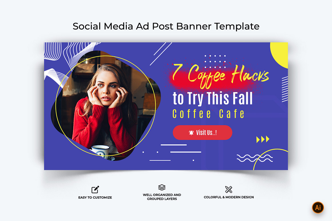 Coffee Making Facebook Ad Banner Design-05