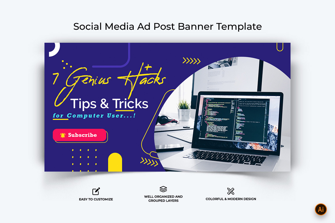 Computer Tricks and Hacking Facebook Ad Banner Design-04