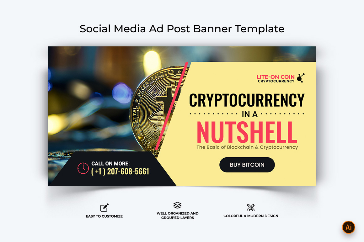 Cryptocurrency Facebook Ad Banner Design-02