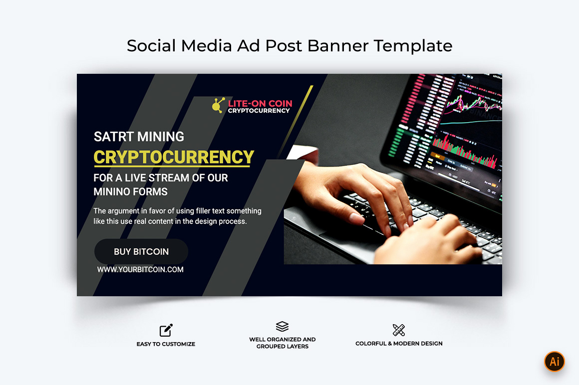 Cryptocurrency Facebook Ad Banner Design-04