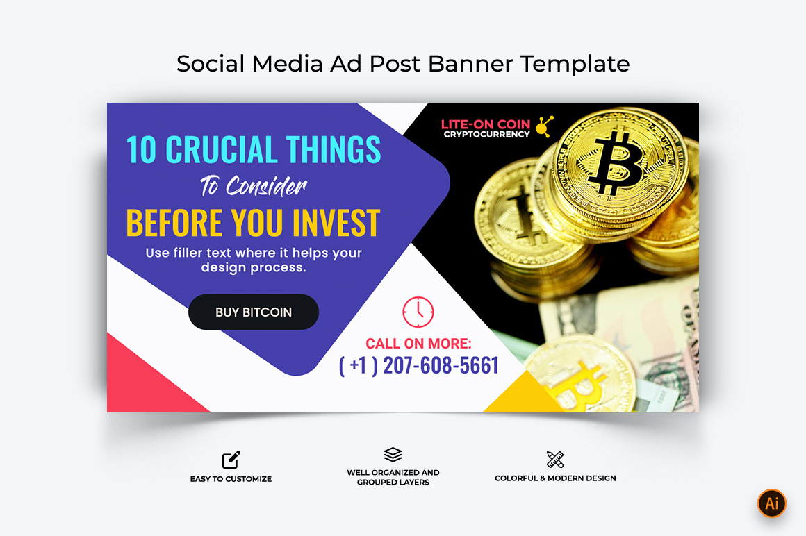 Cryptocurrency Facebook Ad Banner Design-07