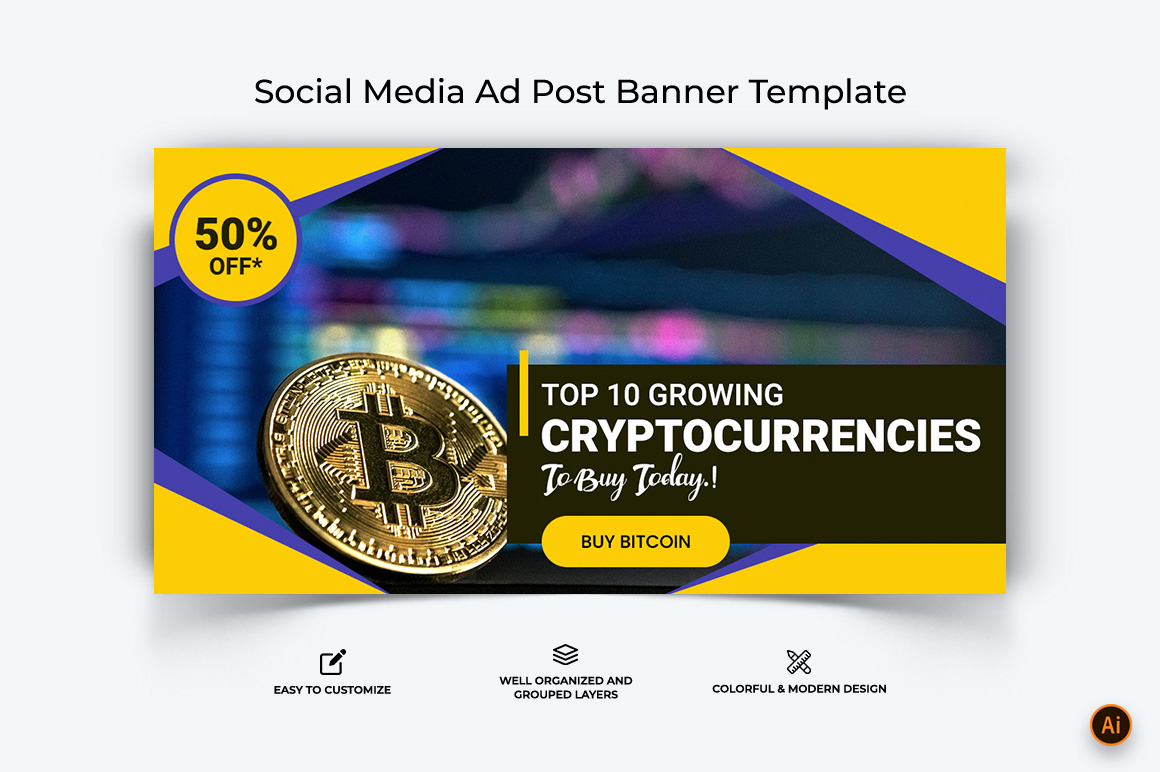 Cryptocurrency Facebook Ad Banner Design-08