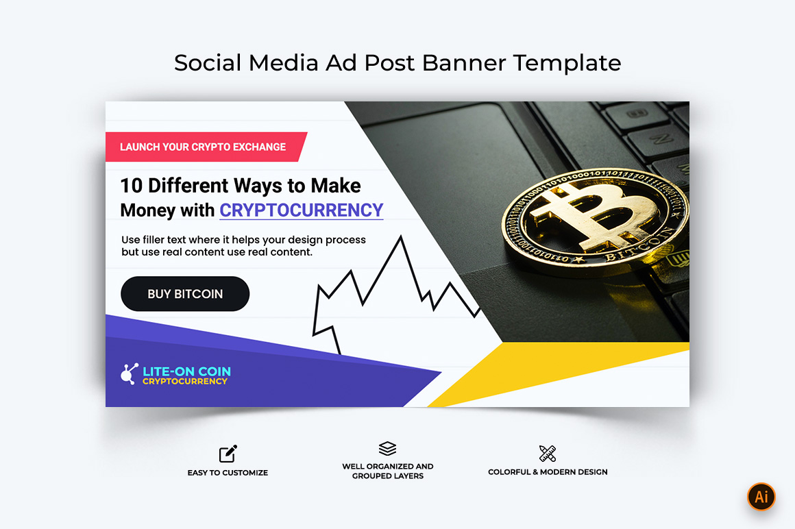 Cryptocurrency Facebook Ad Banner Design-09