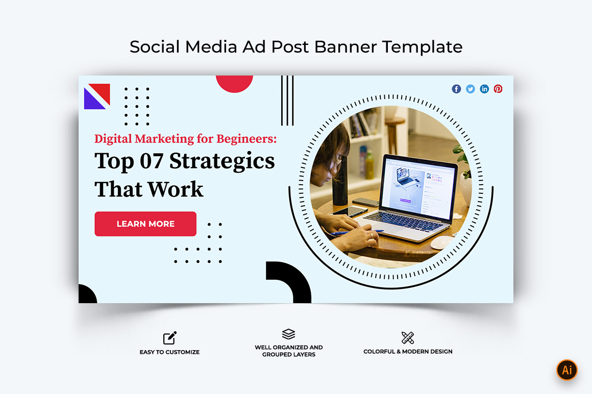 Digital Marketing Facebook Ad Banner Design-04