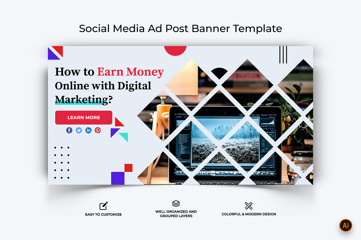 Digital Marketing Facebook Ad Banner Design-07