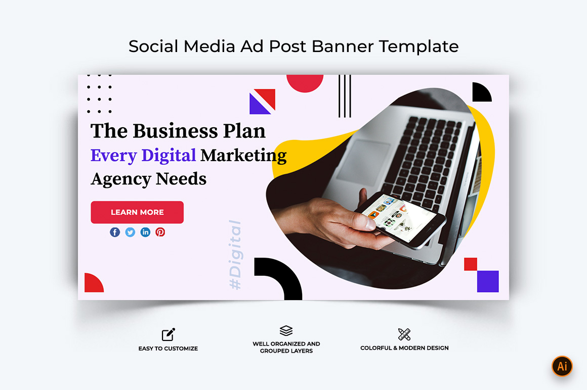 Digital Marketing Facebook Ad Banner Design-10