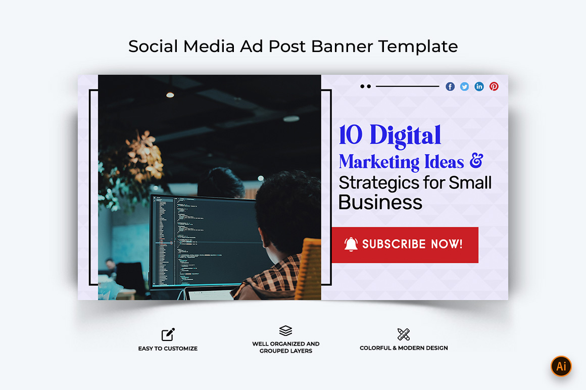 Digital Marketing Facebook Ad Banner Design-11