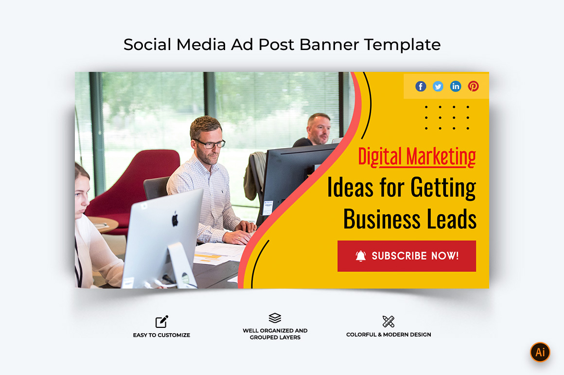 Digital Marketing Facebook Ad Banner Design-14