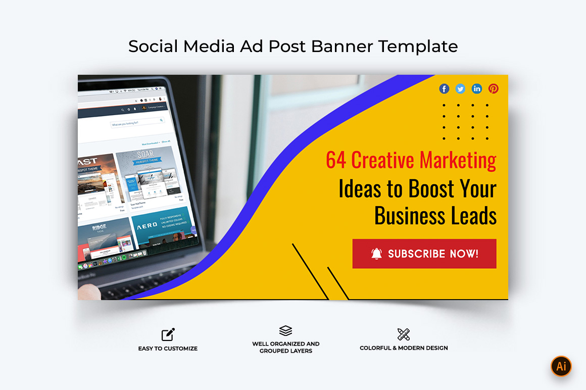 Digital Marketing Facebook Ad Banner Design-16