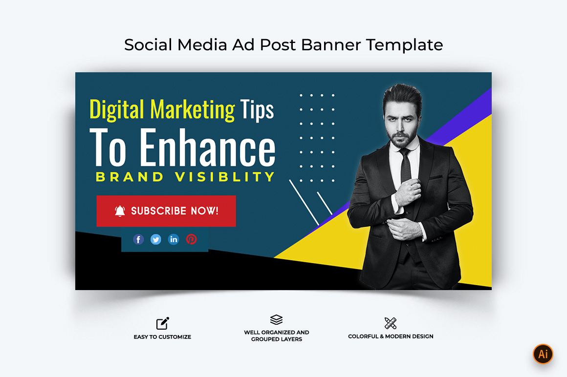 Digital Marketing Facebook Ad Banner Design-17