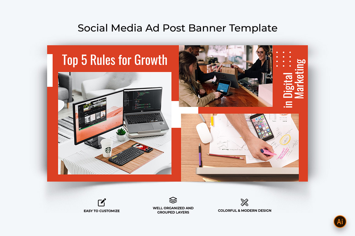 Digital Marketing Facebook Ad Banner Design-18