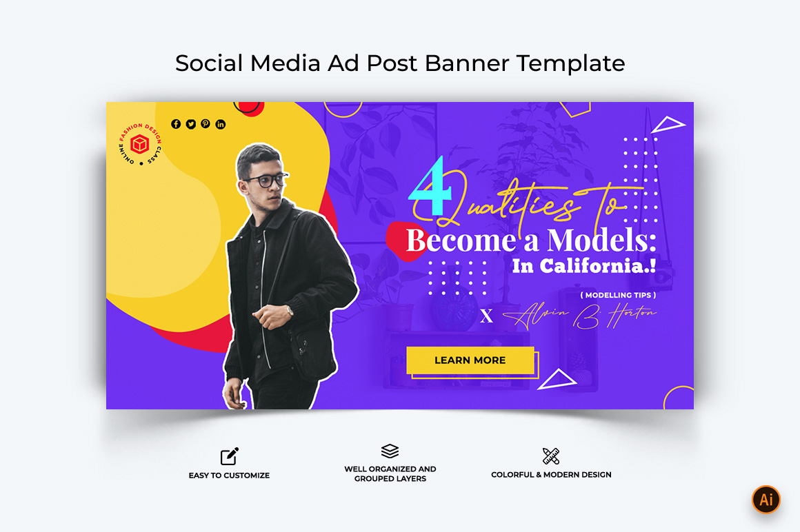 Fashion Facebook Ad Banner Design-08