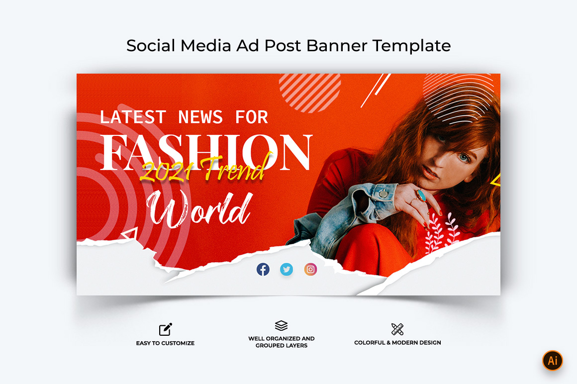 Fashion Facebook Ad Banner Design-14