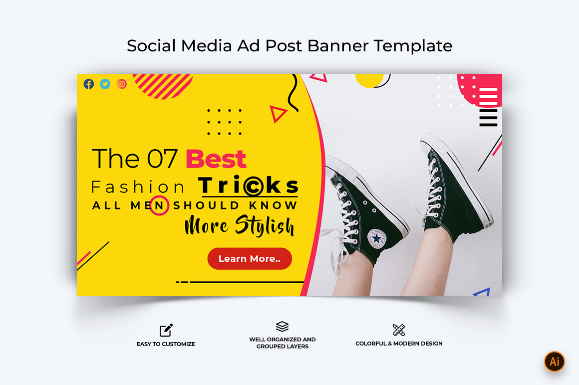 Fashion Facebook Ad Banner Design-16