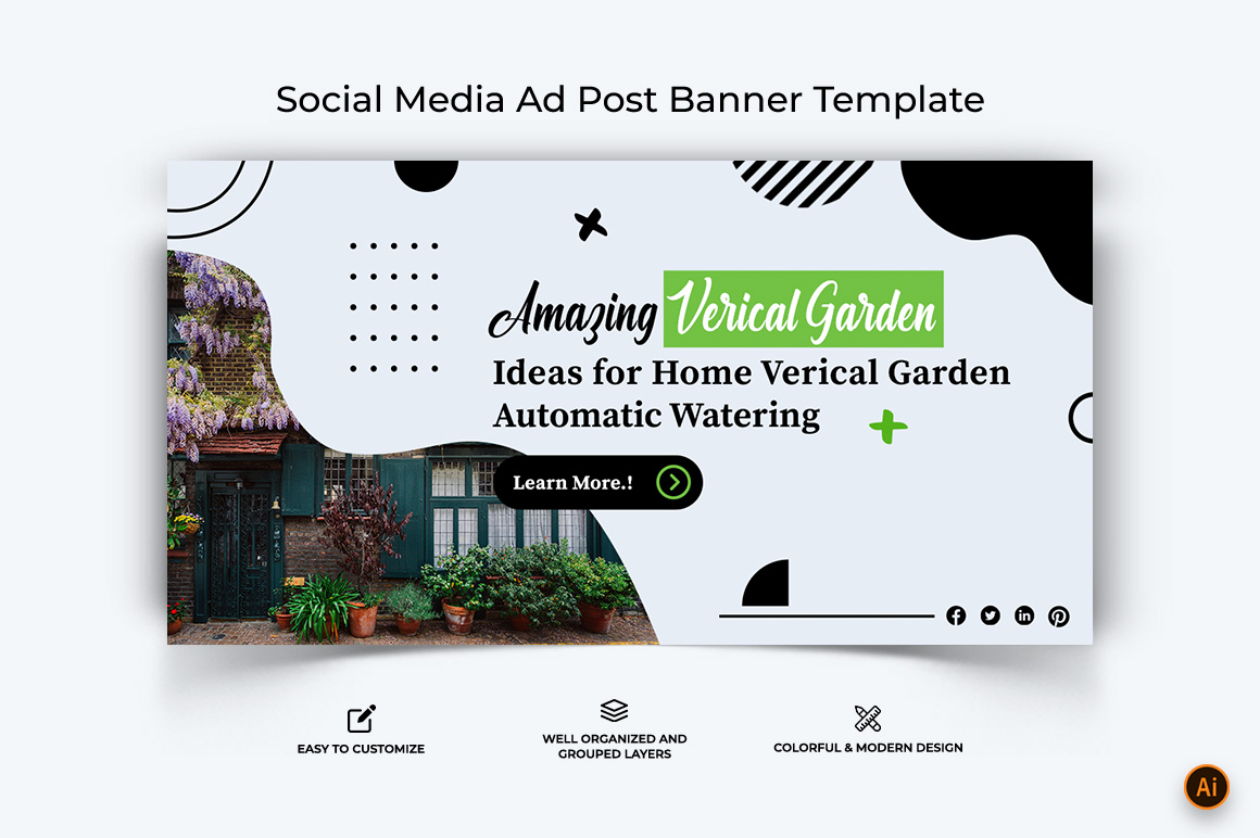 Home Garden Facebook Ad Banner Design-02