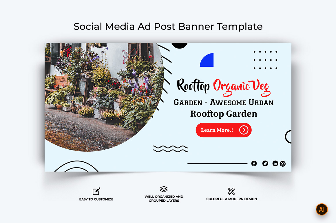 Home Garden Facebook Ad Banner Design-04