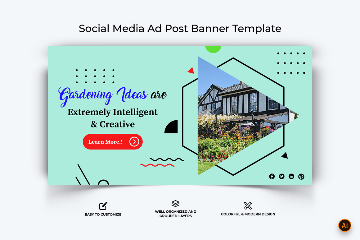 Home Garden Facebook Ad Banner Design-05