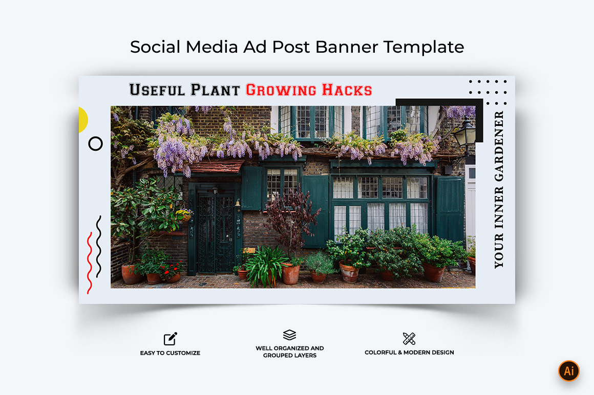 Home Garden Facebook Ad Banner Design-09