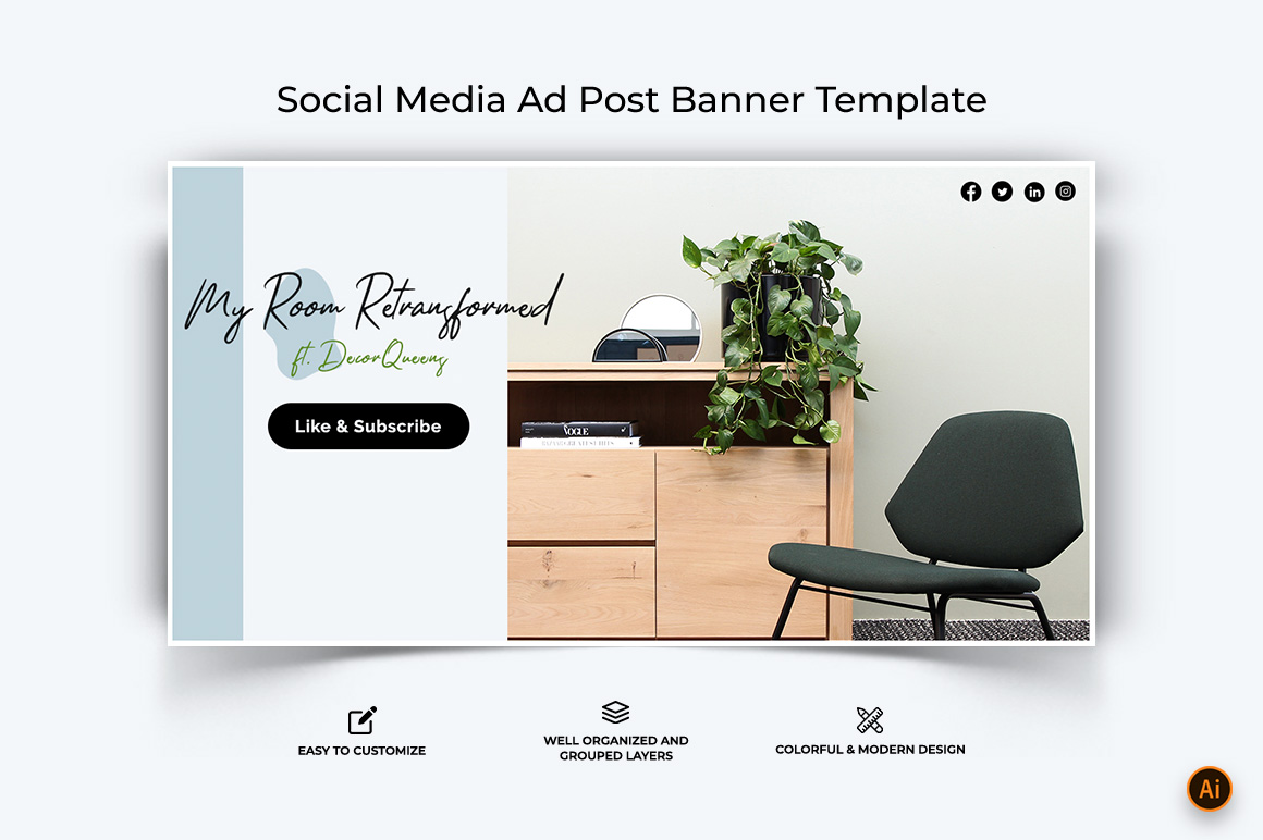 Interior Facebook Ad Banner Design-06