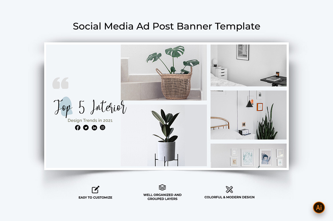 Interior Facebook Ad Banner Design-07