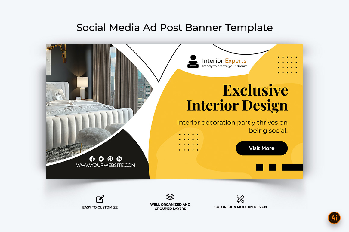 Interior Facebook Ad Banner Design-22