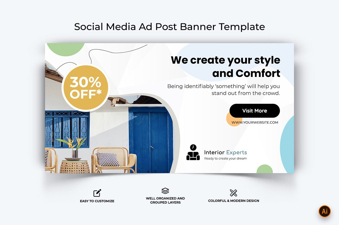 Interior Facebook Ad Banner Design-26