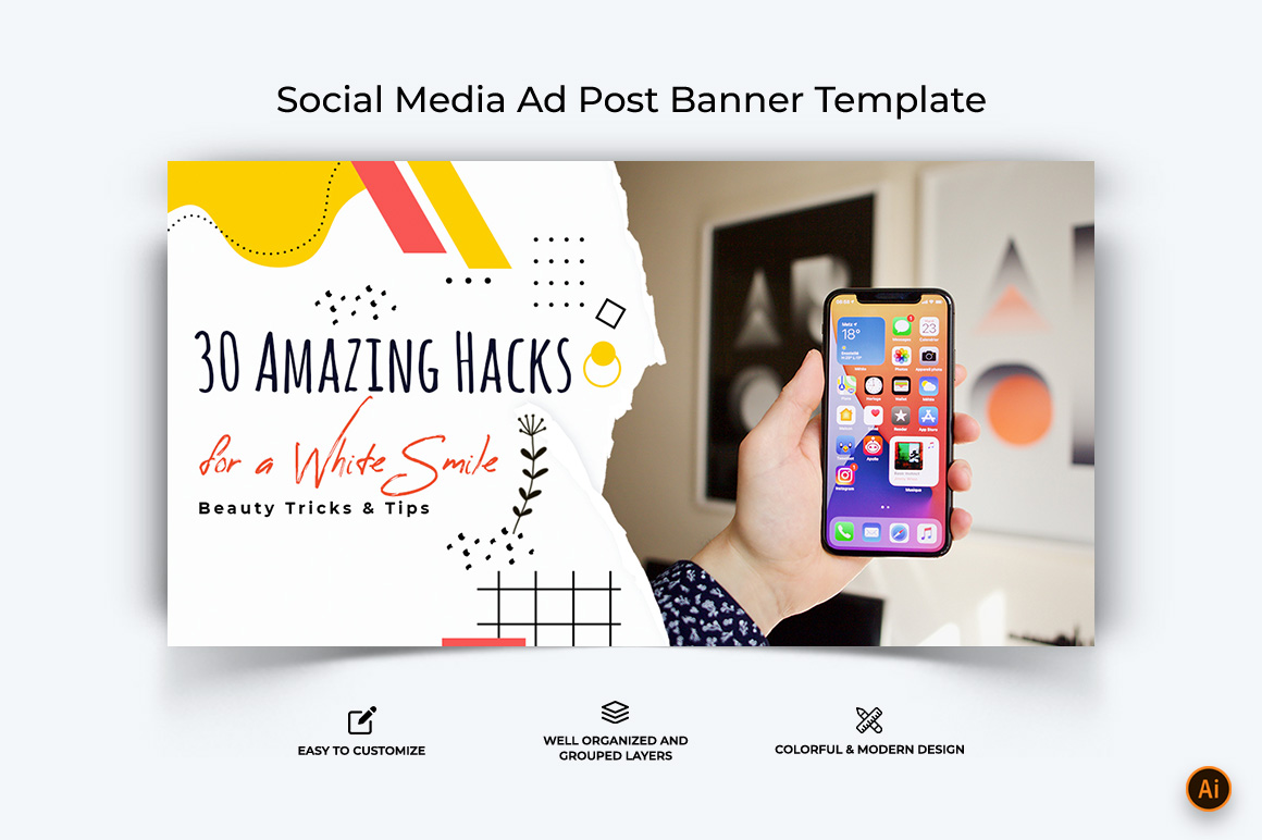 Mobile Tips and Tricks Facebook Ad Banner Design-05