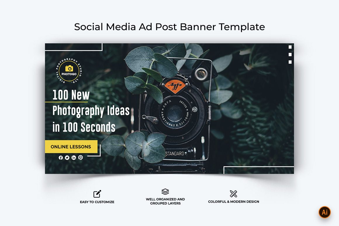 Photography Facebook Ad Banner Design-02