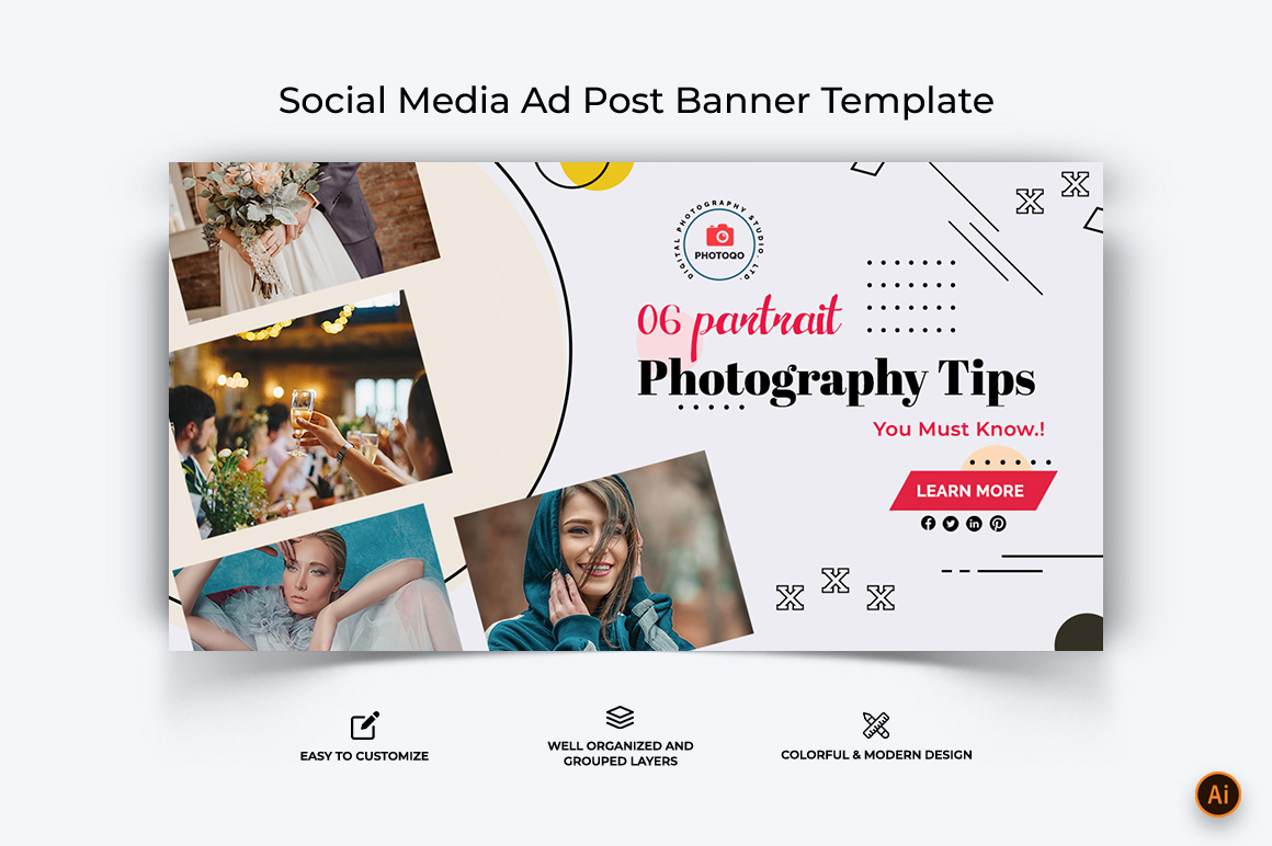 Photography Facebook Ad Banner Design-06