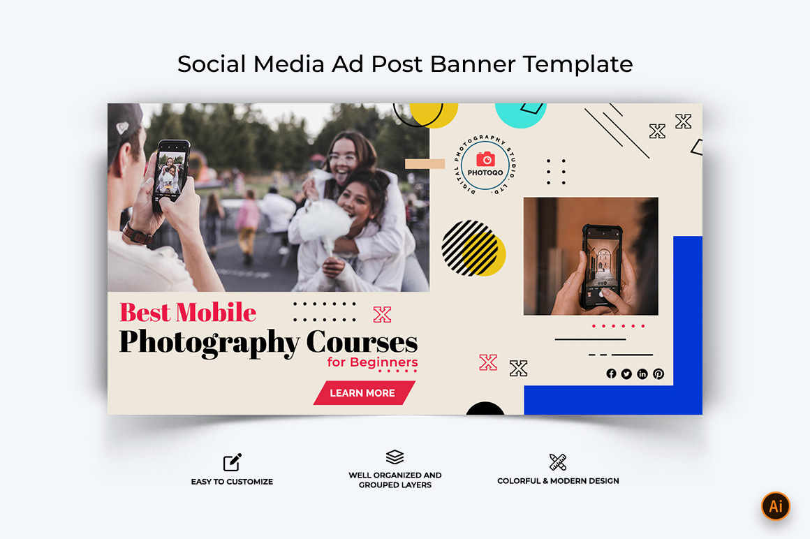 Photography Facebook Ad Banner Design-07