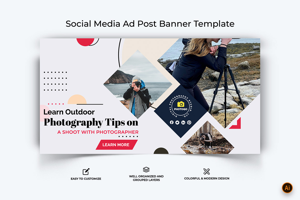 Photography Facebook Ad Banner Design-09