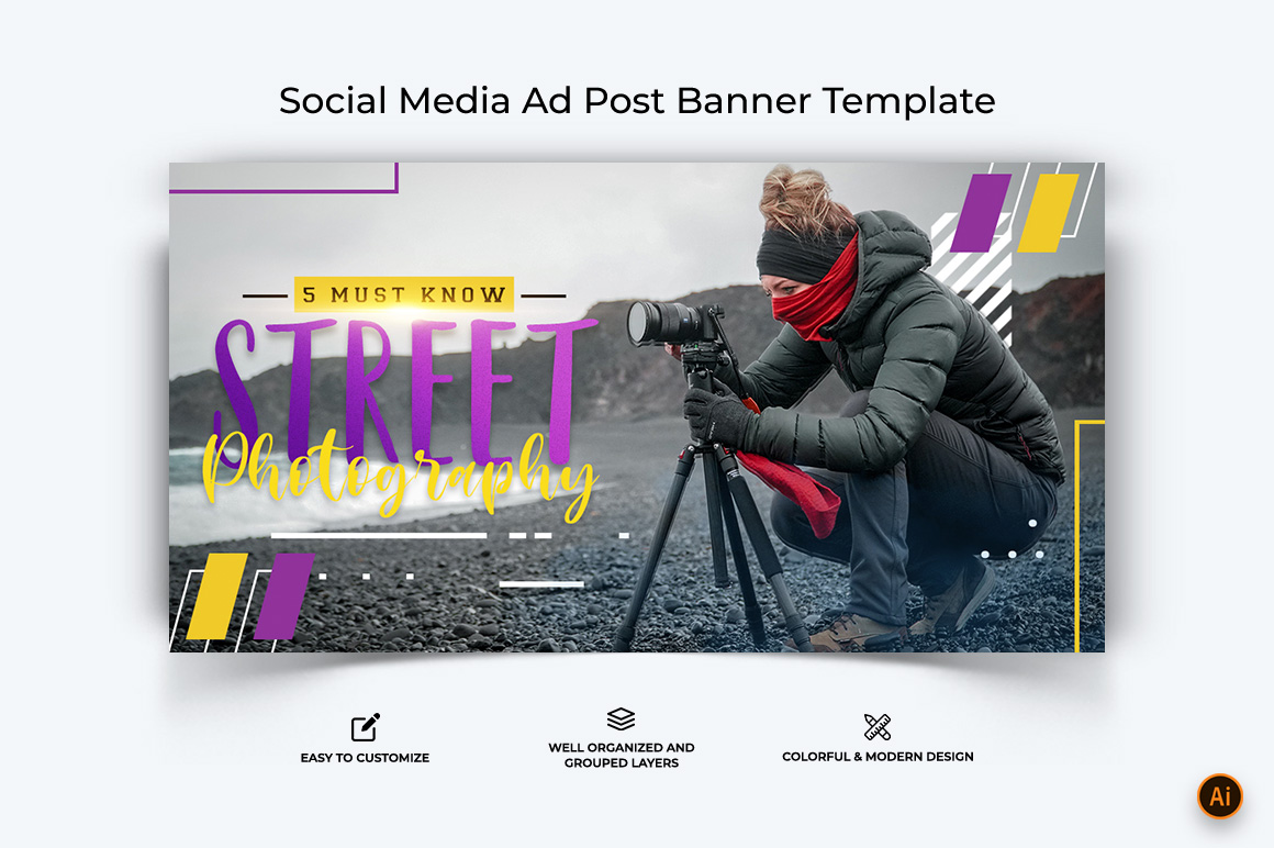 Photography Facebook Ad Banner Design-13