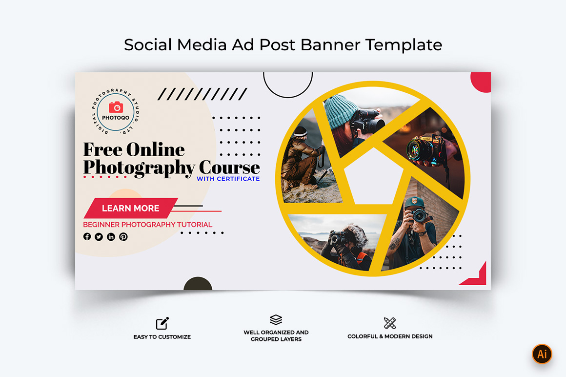 Photography Facebook Ad Banner Design-20