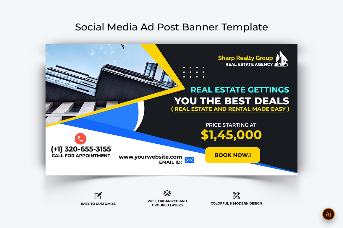 Real Estate Facebook Ad Banner Design-02